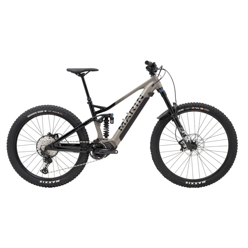 Marin Alpine Trail E2 Electric Mountain Bike Tan / Black